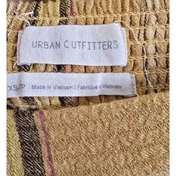 Urban Outfitters UO Lachlan Flannel Smocked - Picture 2 of 8